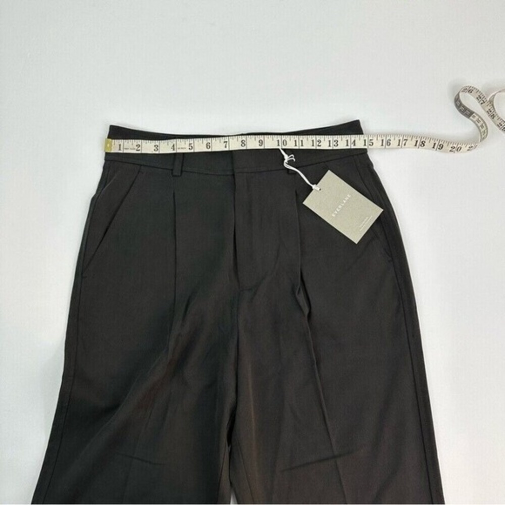 Everlane Way-High Taper Pant Black High Rise‎ Pleated Trousers Size 4 NEW - Picture 7 of 10